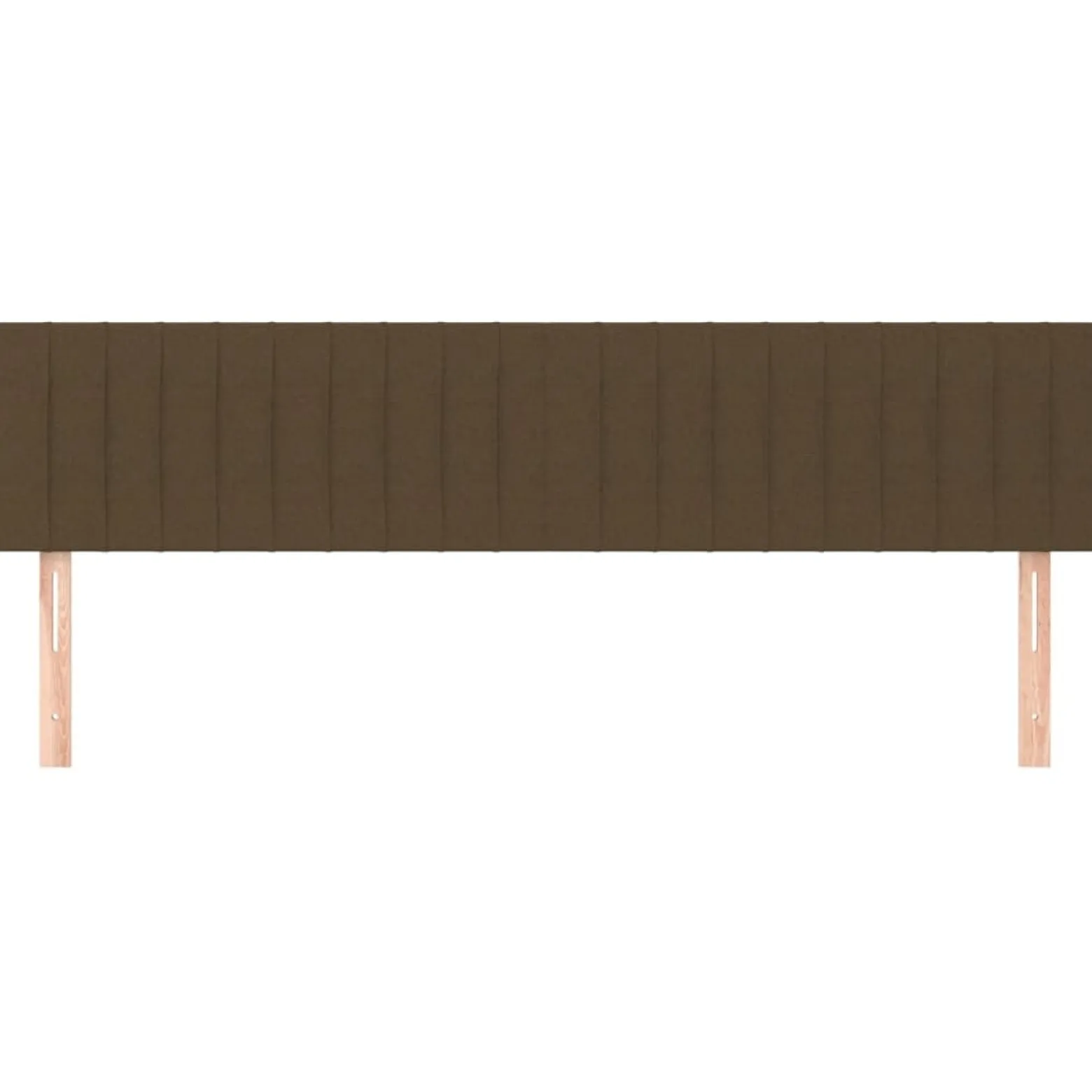 Wezgłowie Brąz 160 cm Tkanina Low vidaXL