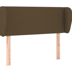 Wezgłowie Brąz 103 x 23 x 78/88 cm Tkanina vidaXL