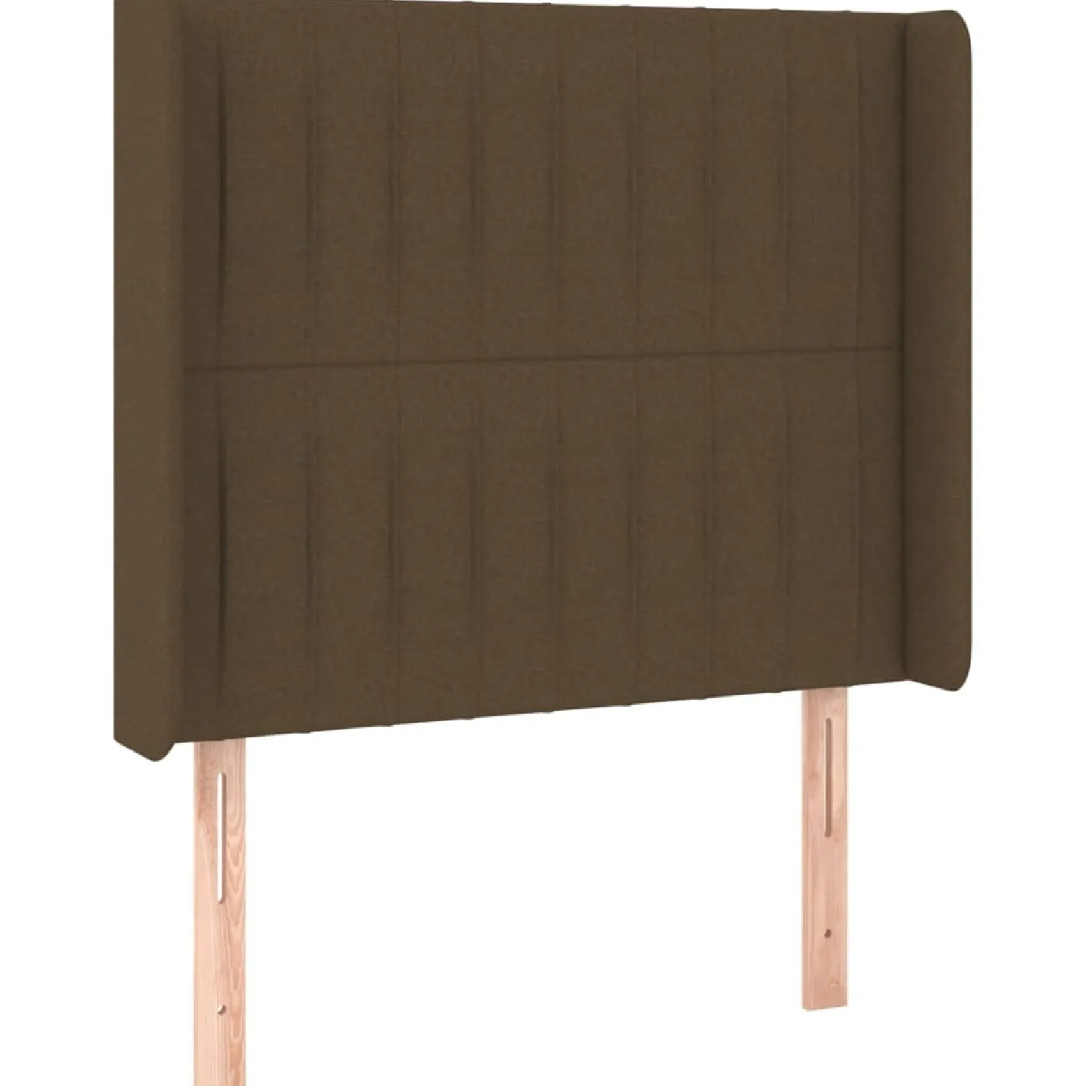 Wezgłowie Brąz 83 x 16 x 118/128 cm Tkanina vidaXL