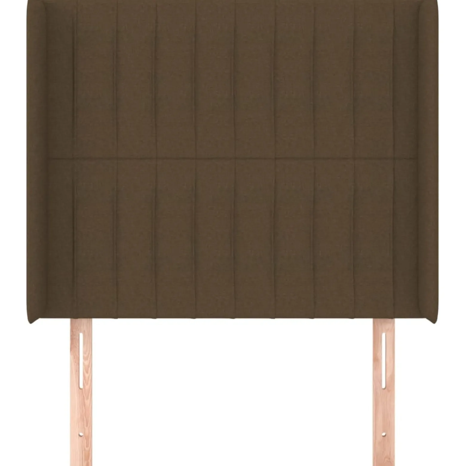 Wezgłowie Brąz 83 x 16 x 118/128 cm Tkanina vidaXL