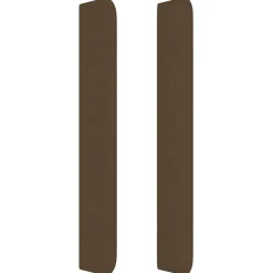 Wezgłowie Brąz 83 x 16 x 118/128 cm Tkanina vidaXL