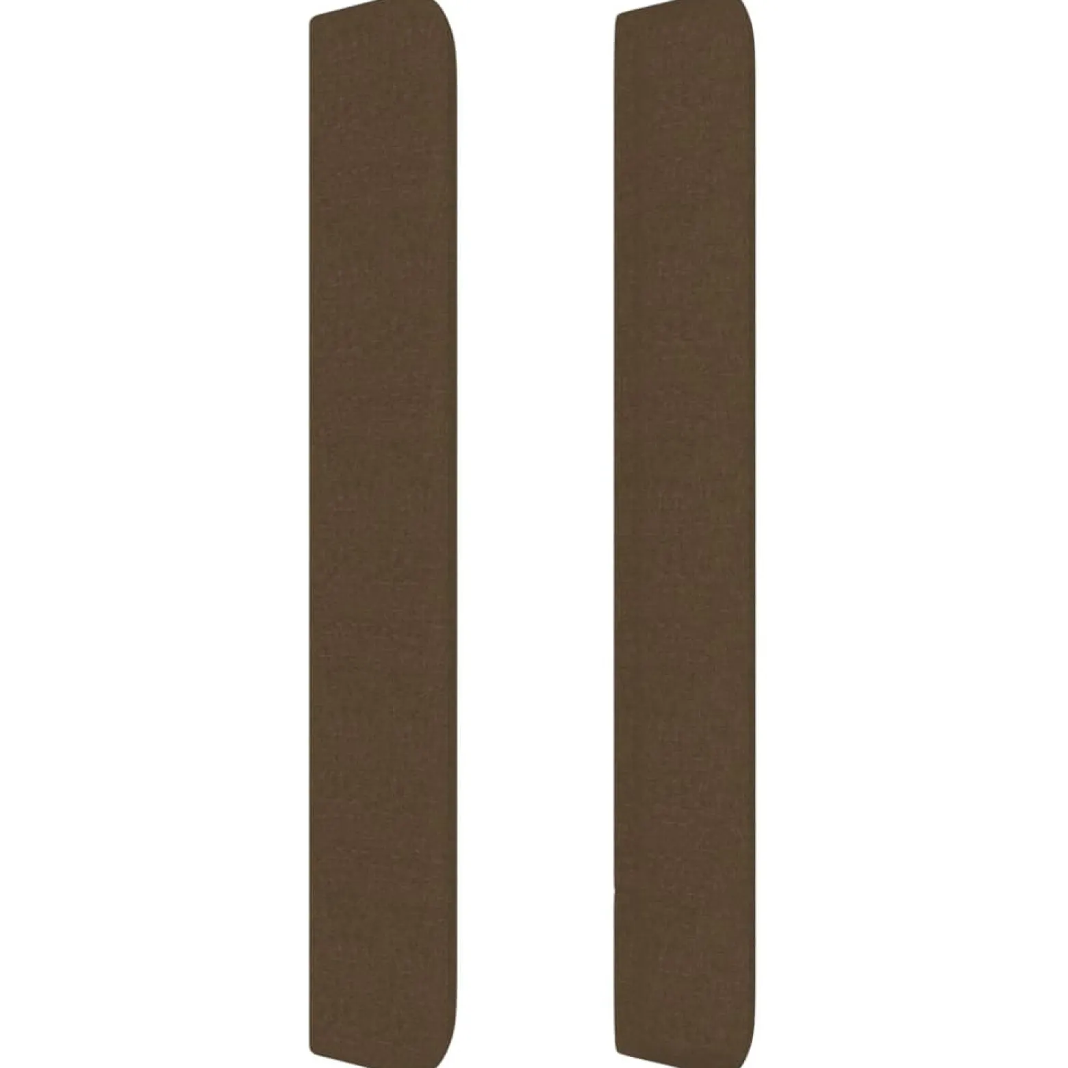 Wezgłowie Brąz 83 x 16 x 118/128 cm Tkanina vidaXL