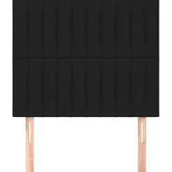 Wezgłowie Czarny 100 cm Tkanina Wysoki vidaXL