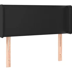 Wezgłowie Czarny 103 x 16 x 78/88 cm Sztuczna skóra vidaXL