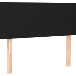 Wezgłowie Czarny 90 x 5 x 78/88 cm Tkanina vidaXL