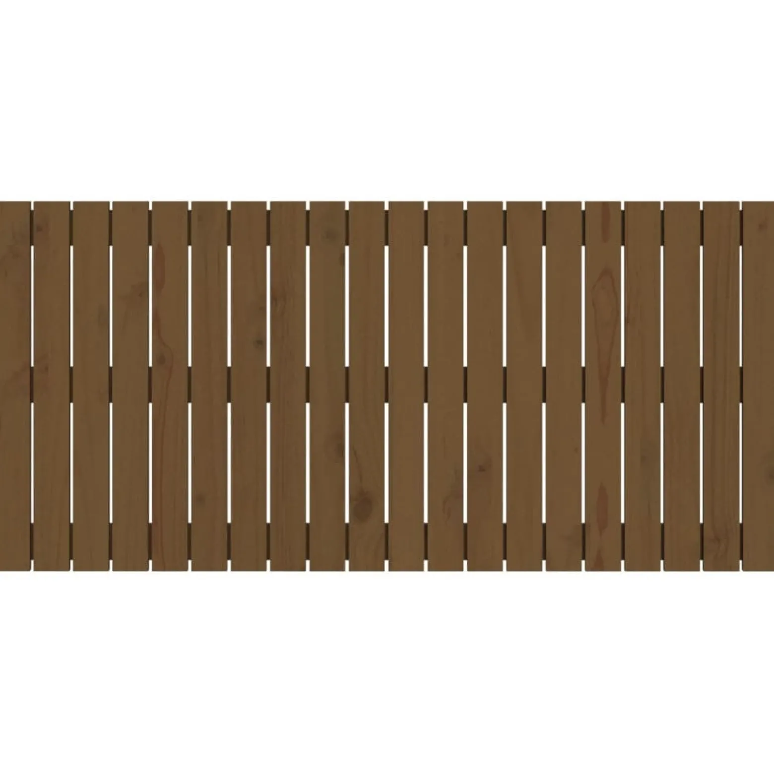 Wezgłowie łóżka Brąz 127.5 x 60 cm Pine Wood vidaXL