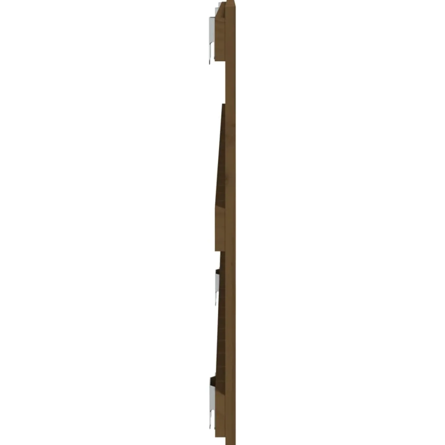 Wezgłowie łóżka Brąz 127.5 x 60 cm Pine Wood vidaXL