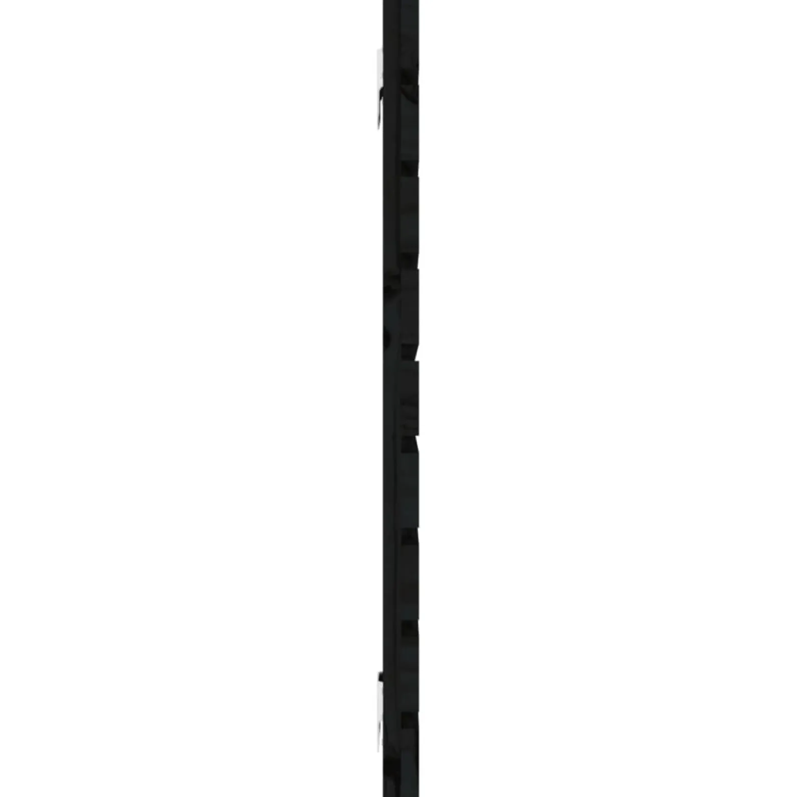 Wezgłowie łóżka Czarny 126 x 63 cm Pine Wood vidaXL