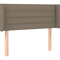 Wezgłowie Taupe 103 x 16 x 78/88 cm Tkanina vidaXL