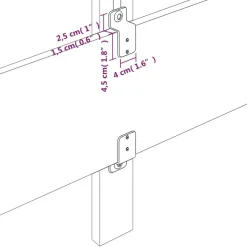 Wezgłowie Zielony 160 cm Aksamit Low vidaXL