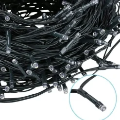 Światełka lampki LED 500 NIEBIESKI, FLASH BIAŁY 7781