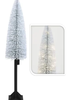 Świetlna ozdoba świąteczna ośnieżona choinka LED 120 cm