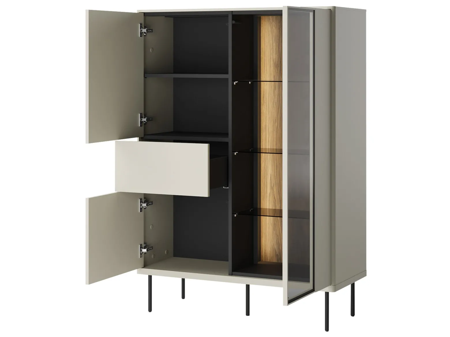 Witryna do salonu 2D1S1W Epiro EP-02