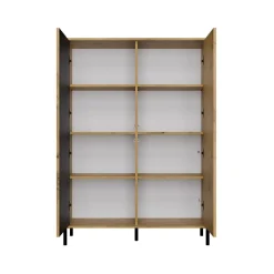 Witryna KAMARO 2DD Slim/Gładki Dąb Artisan Lamele