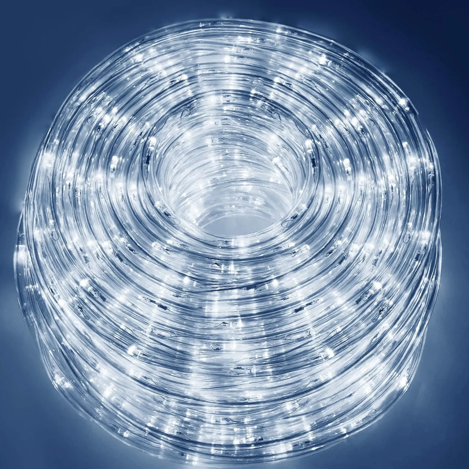 Wąż świetlny 240 Led biały zimny 10m z programatorem IP44