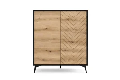 Wysoka komoda Diamond KD104 w stylu skandynawskim