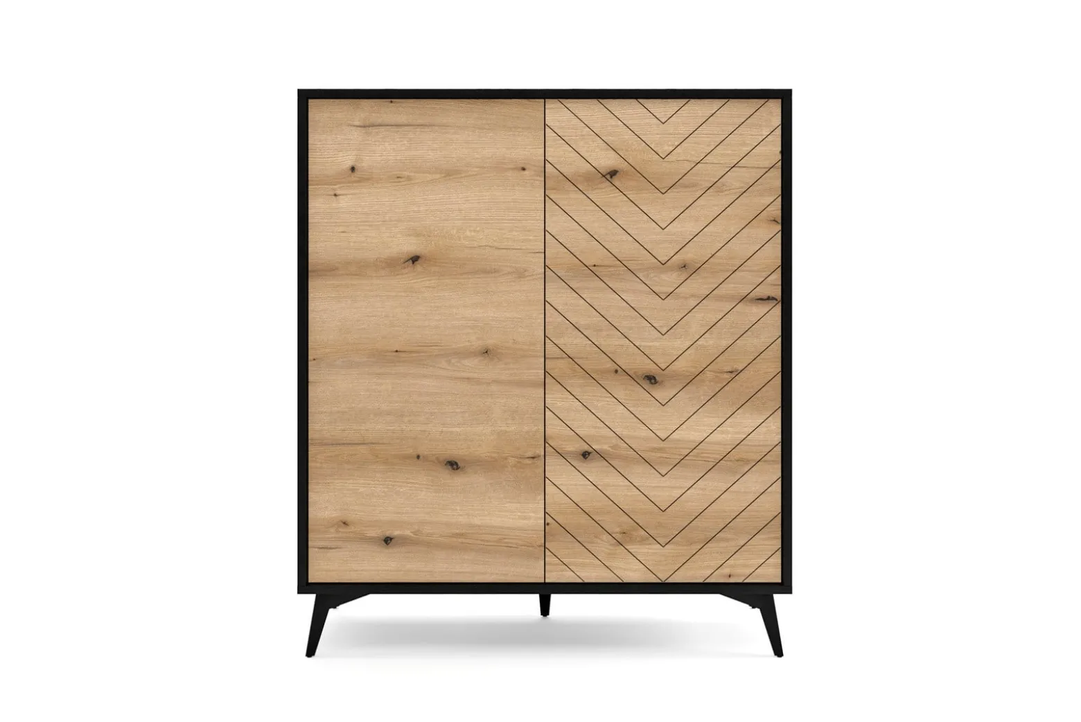 Wysoka komoda Diamond KD104 w stylu skandynawskim