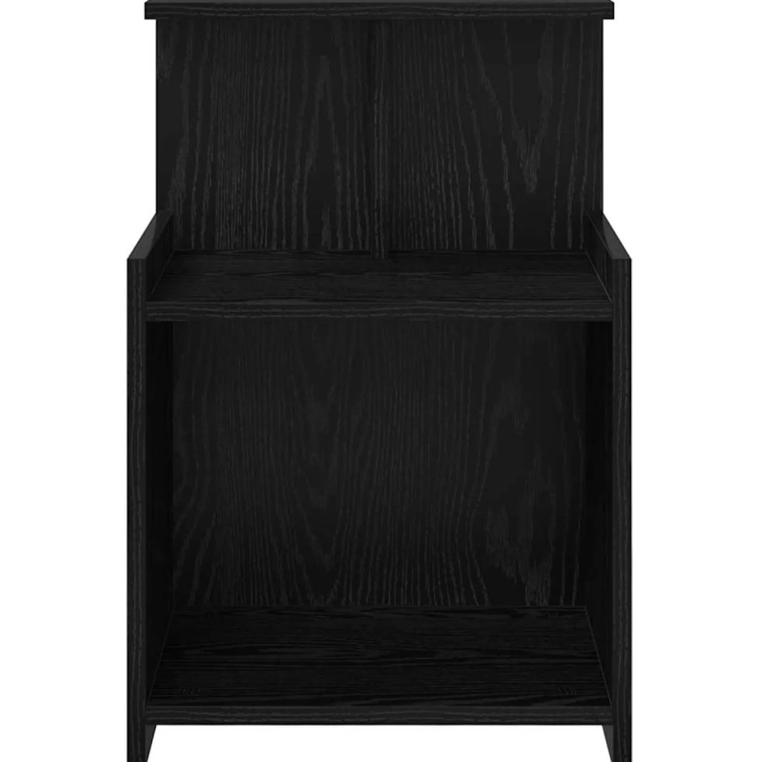 2x Szafka Nocna Czarna Komoda Stolik Półka Nocna Do Sypialni 40 x 35 x 60