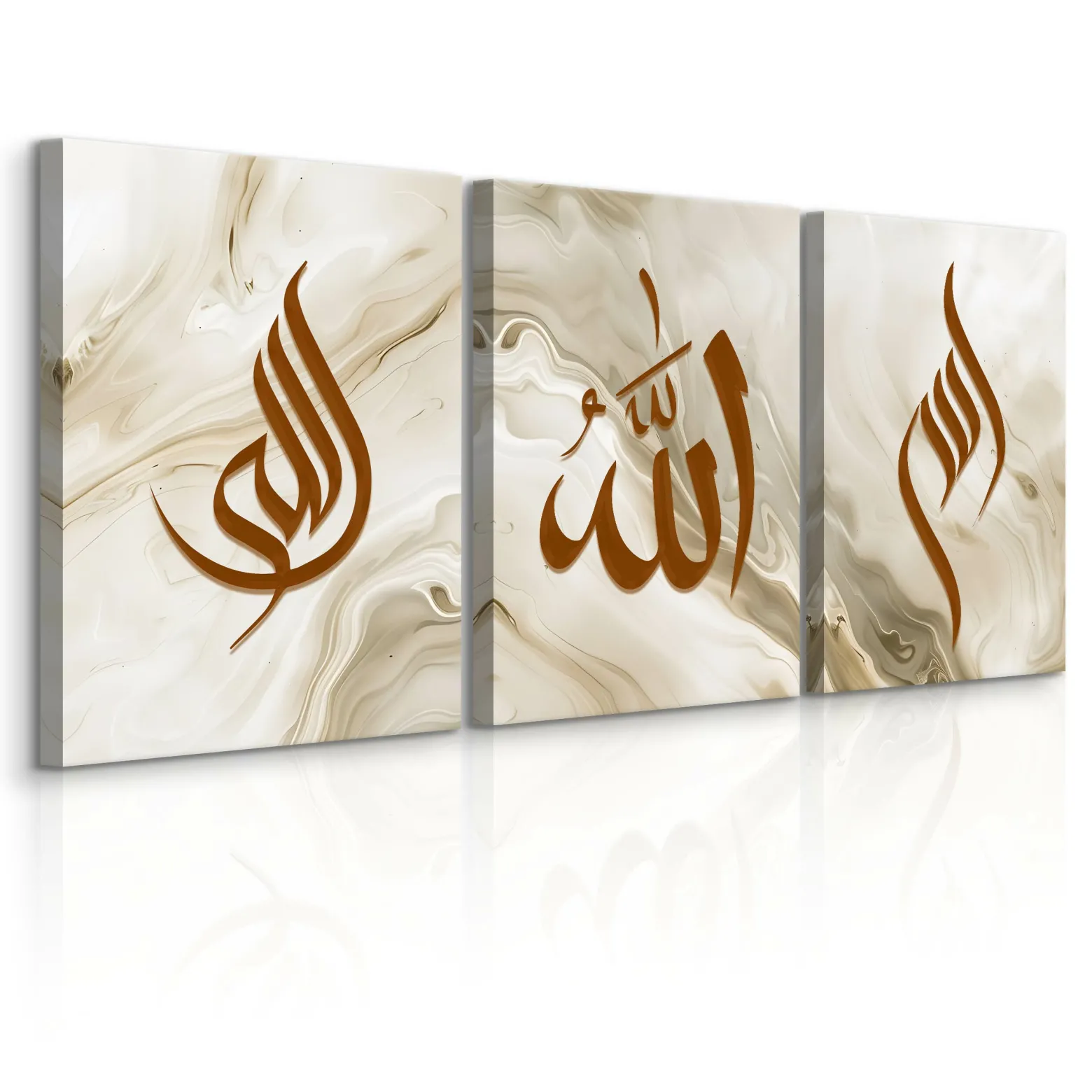 3x Obraz Set Islamskie Znaki Glamour 30x40cm