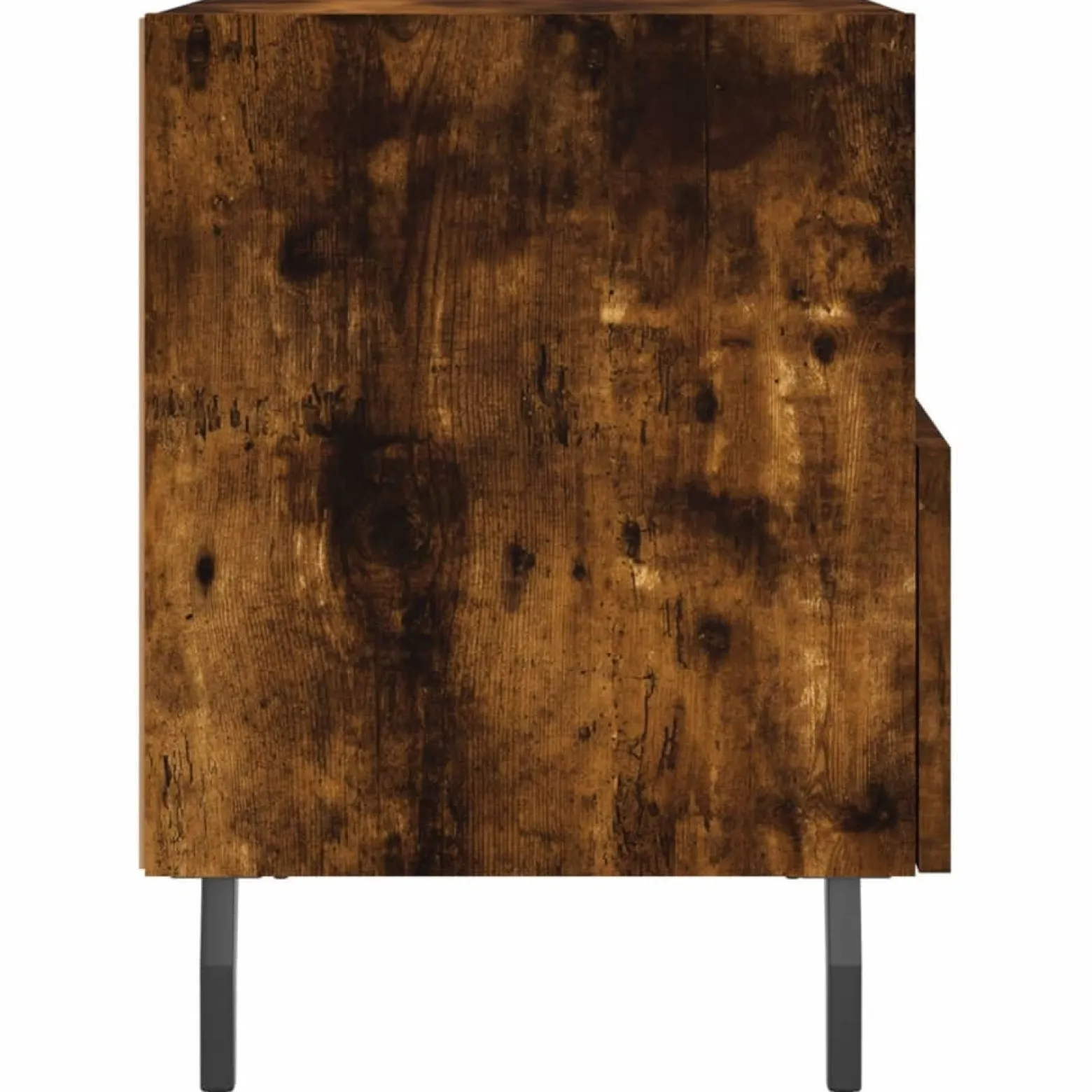 2x Szafka Nocna Stolik Komoda Brązowa z Szufladą Do Sypialni 40x35x47,5 cm