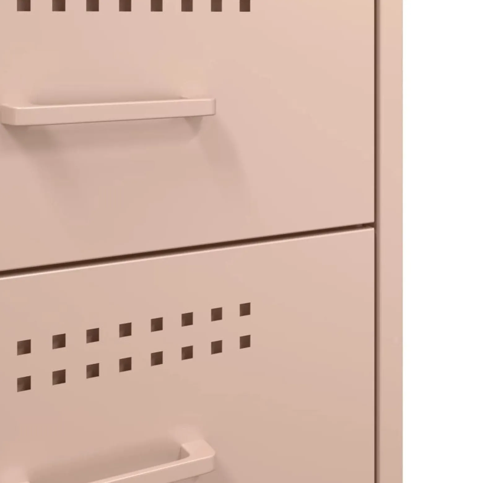 2x Szafka Nocna Stolik Komoda Różowa z Szufladą z Regulowanymi Nóżkami Do