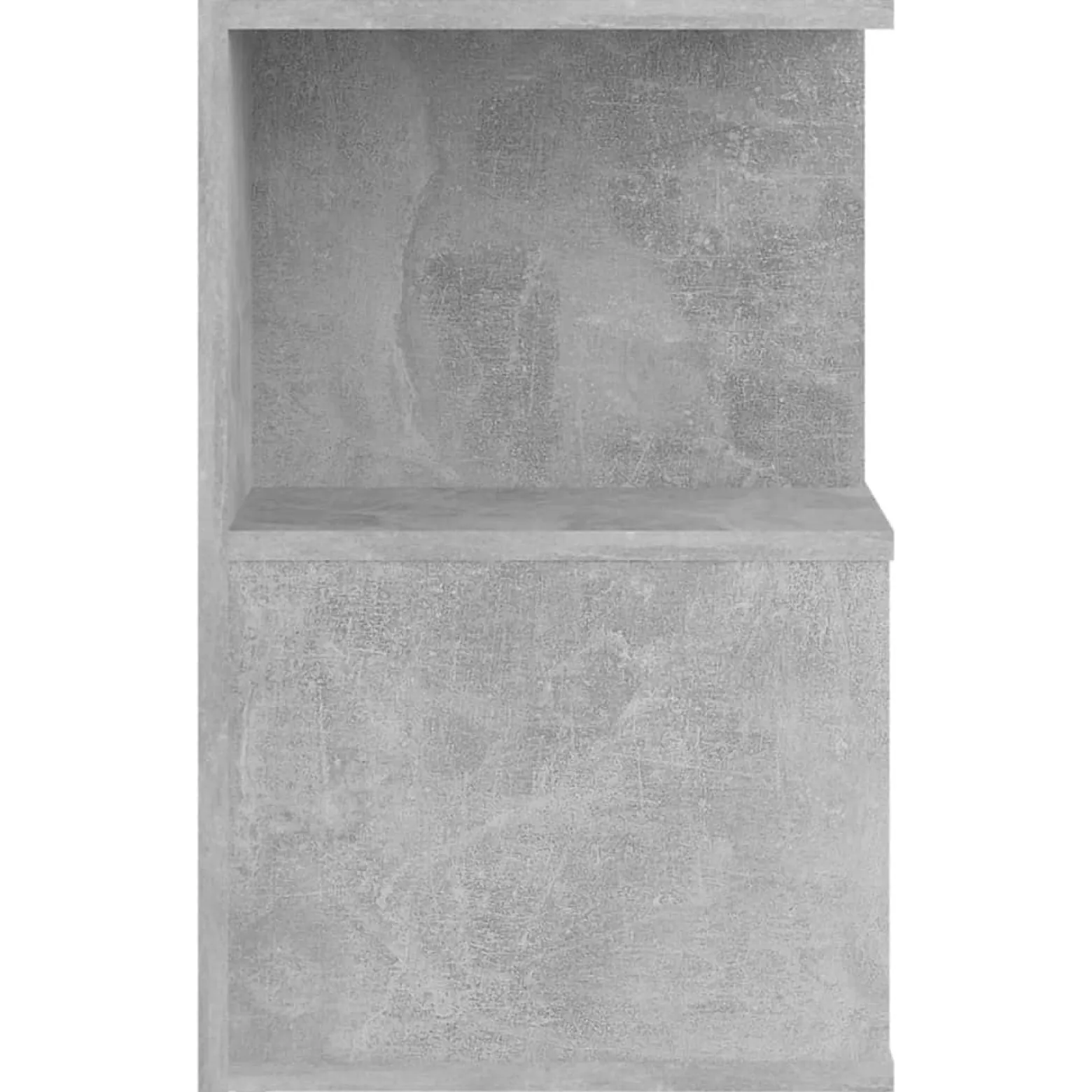 2x Szafka Nocna Stolik Komoda Szara Do Sypialni Pokoju Salonu 35x35x55 cm