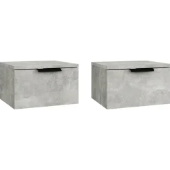 2x Szafka Nocna Wisząca Komoda Stolik Nocny Do Sypialni 34x30x20 cm