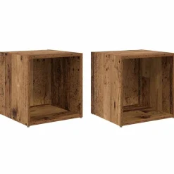2x Szafka RTV Stolik Półka Szafka Pod Telewizor Do Salonu 37 x 35 x 37 cm
