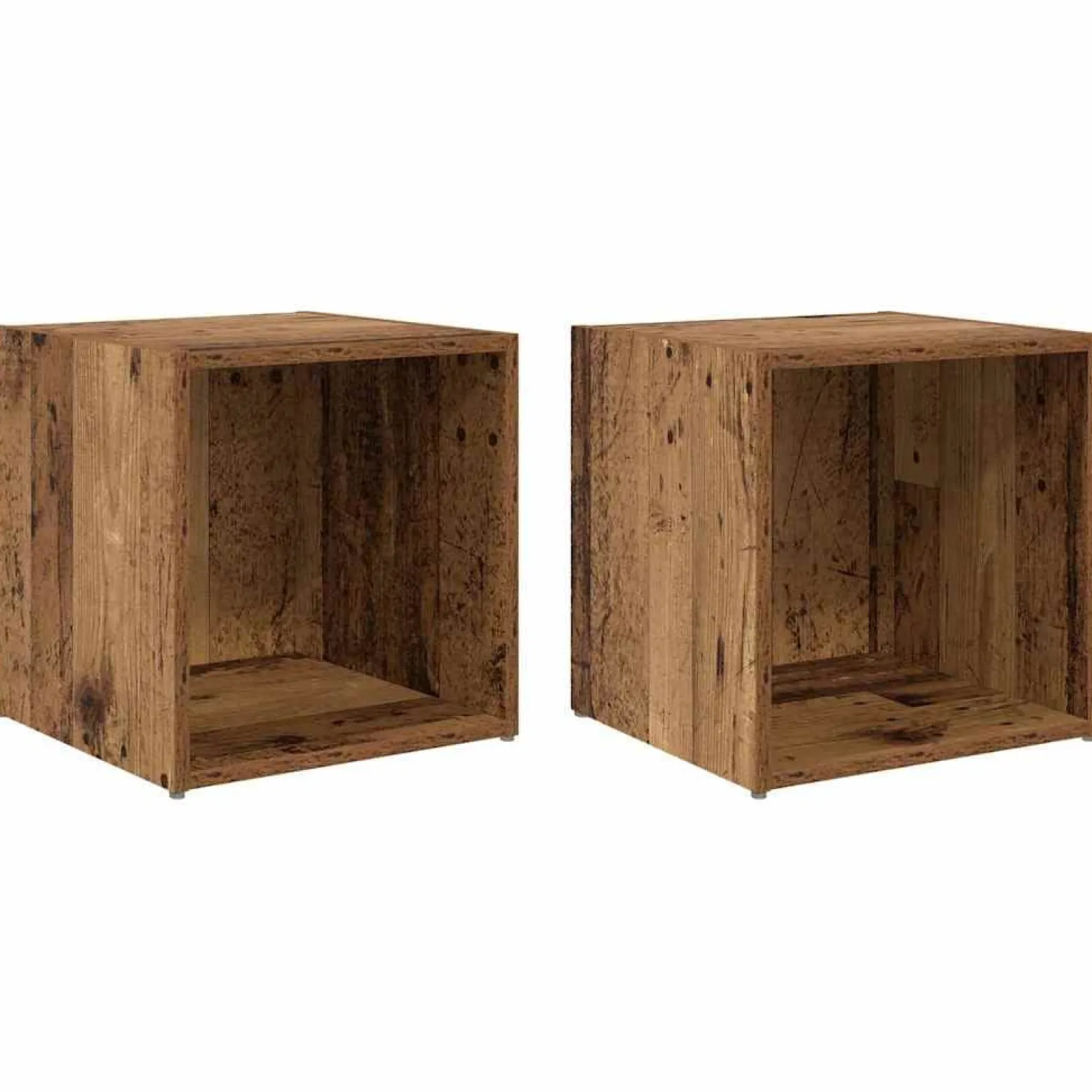 2x Szafka RTV Stolik Półka Szafka Pod Telewizor Do Salonu 37 x 35 x 37 cm
