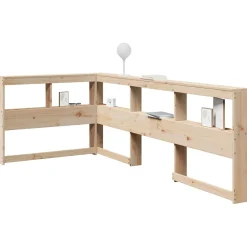 Zagłówek regału na książki Brąz 98.5 x 218.5 x 80 cm vidaXL
