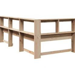 Zagłówek regału na książki Brąz 98.5 x 218.5 x 80 cm vidaXL