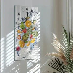 Zegar na ścianę 30x60 Owoc nowoczesny na ścianę