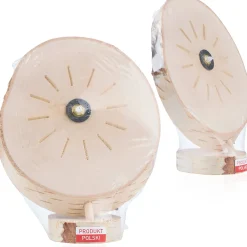 Zegar Drewniany Na Podstawce Dekoracyjny Stojący Handmade Naturalne Drewno