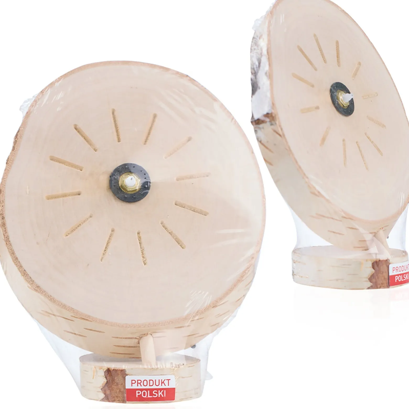 Zegar Drewniany Na Podstawce Dekoracyjny Stojący Handmade Naturalne Drewno
