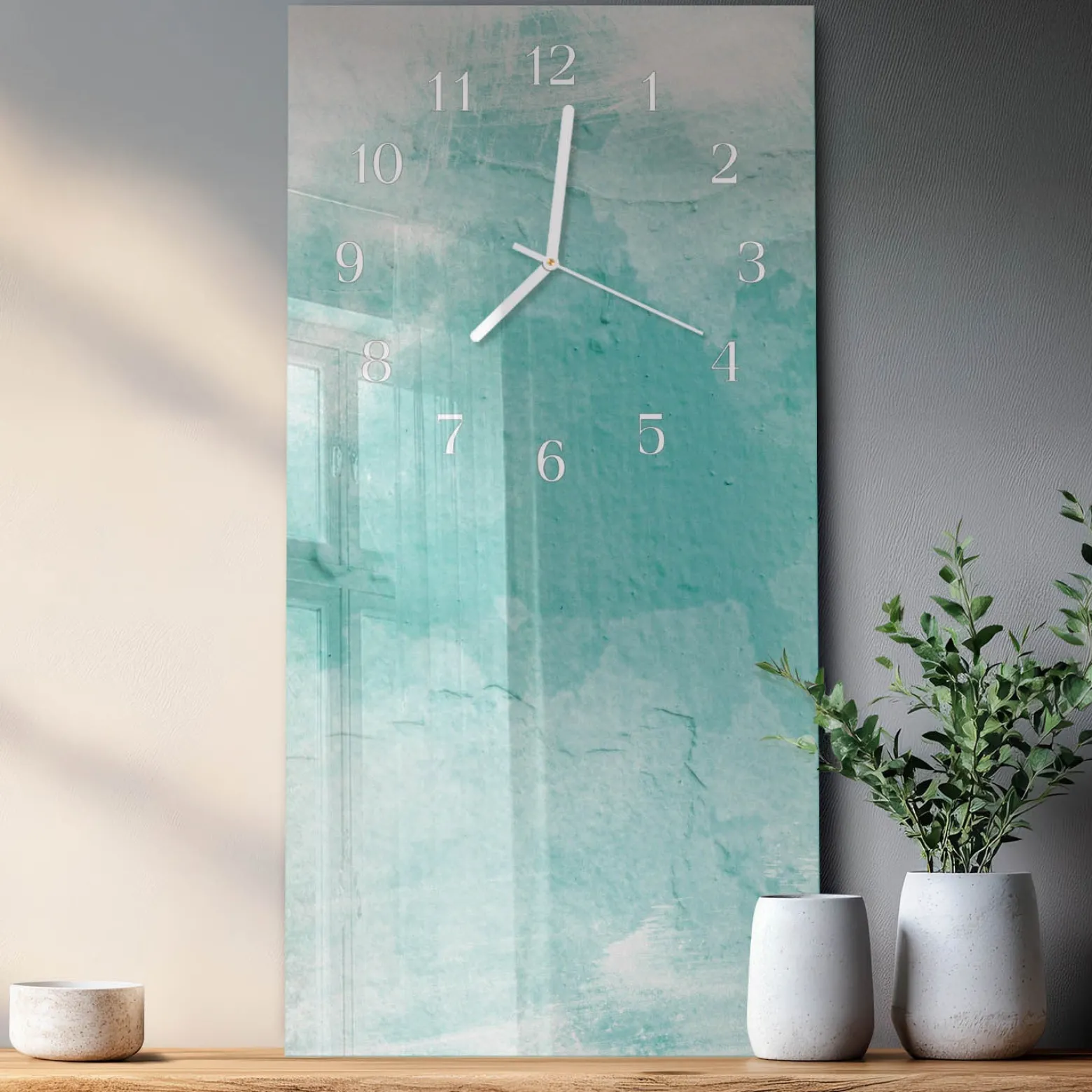 Zegar foto 30x60 Ściana design na ścianę