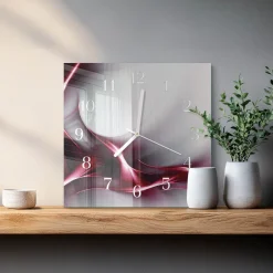 Zegar kuchenny 30x30 Abstrakcja nowoczesny do salonu