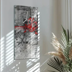 Zegar natura 30x60 Sztuka design na ścianę