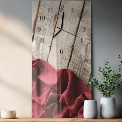 Zegar natura 30x60 Tabela nowoczesny do salonu