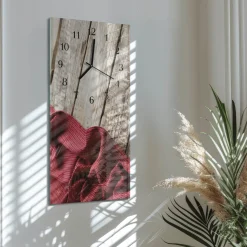 Zegar natura 30x60 Tabela nowoczesny do salonu