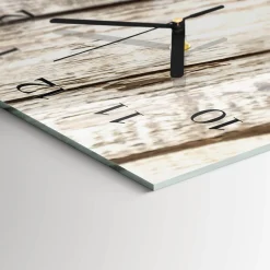 Zegar natura 30x60 Tabela nowoczesny do salonu