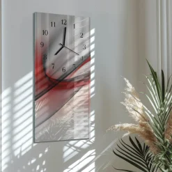 Zegar nowoczesny 30x60 Abstrakcja ozdobny ścienny