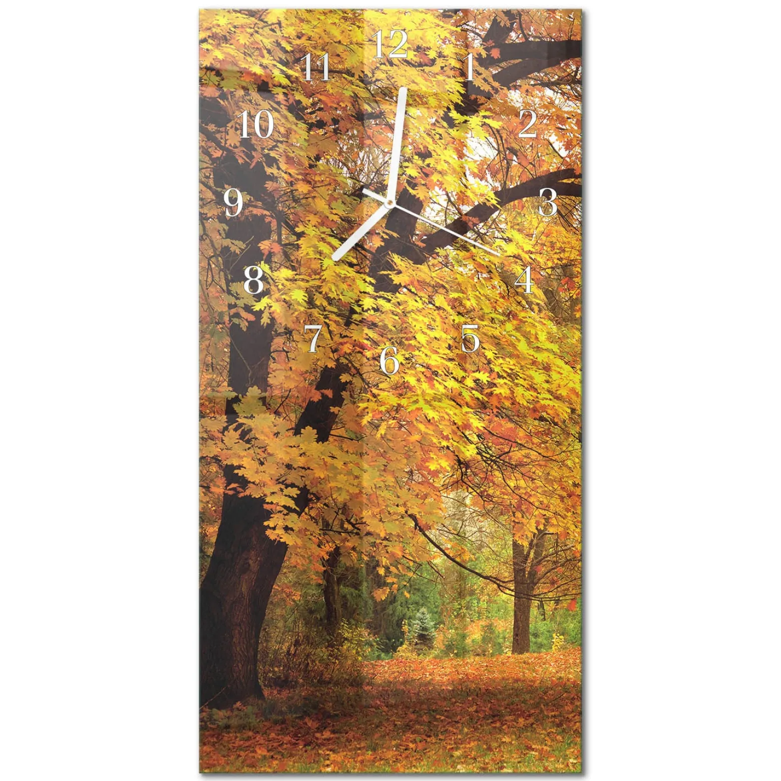 Zegar ozdobny 30x60 Drzewo ozdobny ścienny