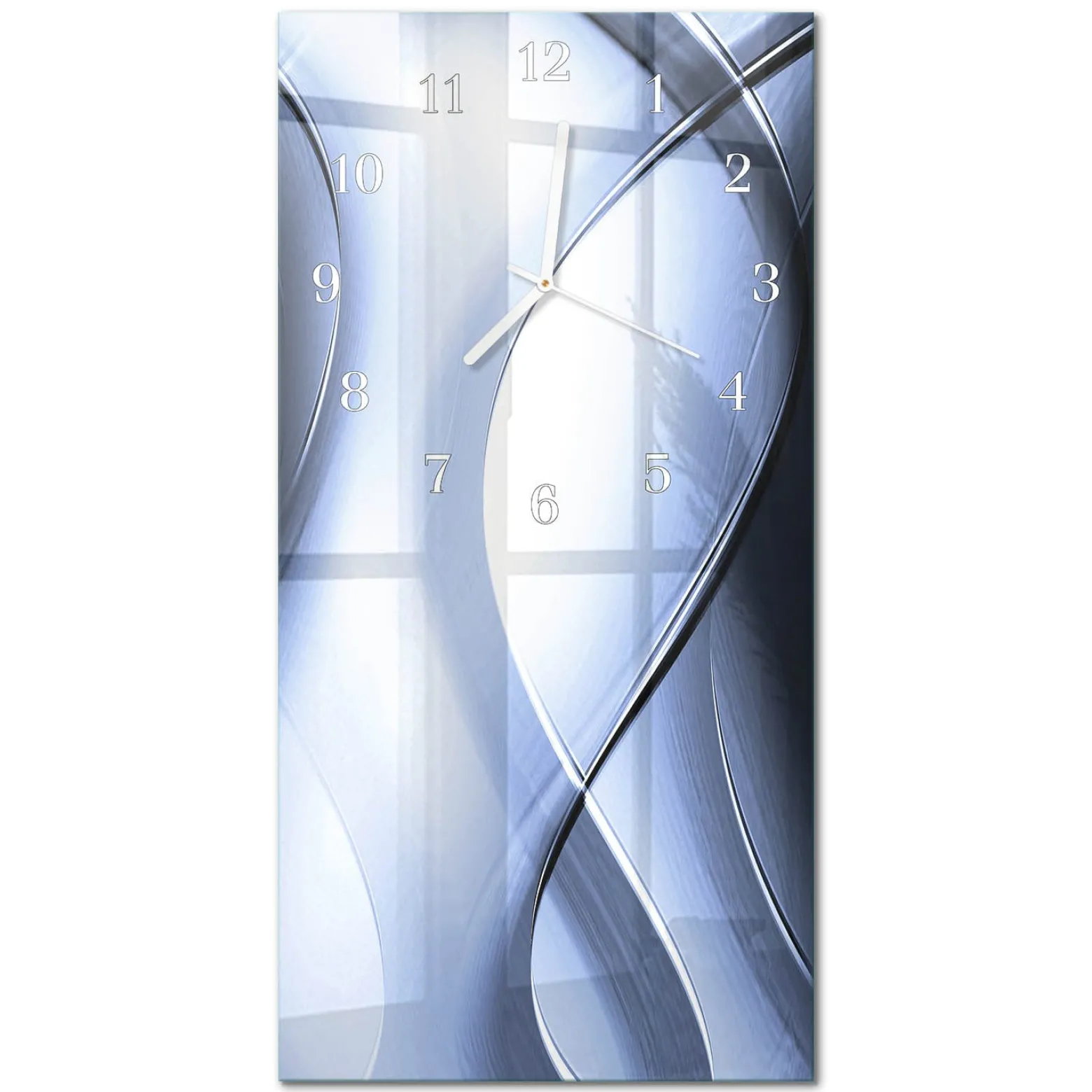 Zegar premium 30x60 Abstrakcja zegar ścienny