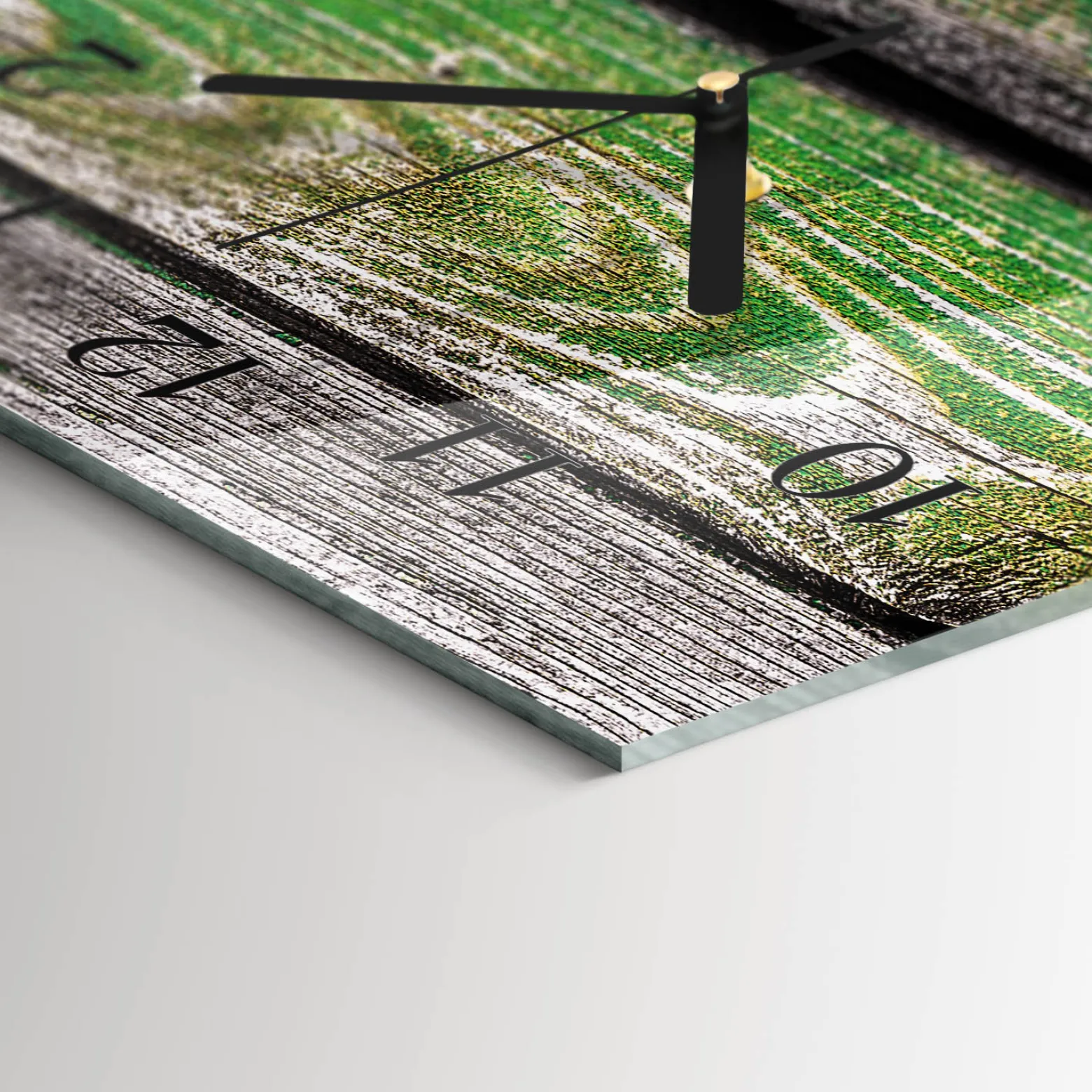 Zegar premium 30x60 Deski Drewniane dekoracyjny na ścianę