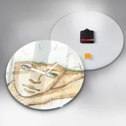Zegar ze szkła ścienny Portret kobiety fi30