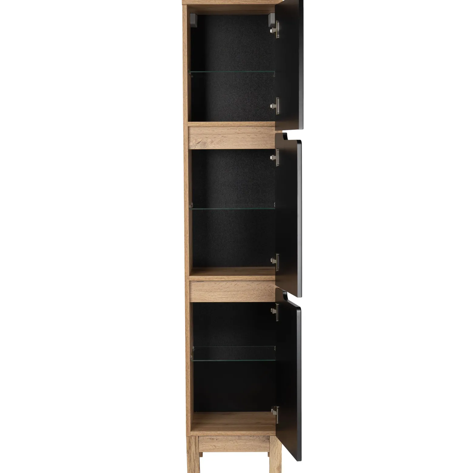 Zestaw Łazienkowy 60cm Alma Dąb Wotan / Czarny 1