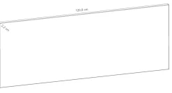 Zestaw 120 cm: Szafka pod umywalkę 60 cm x2 + blat XILO