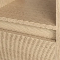 Zestaw do łazienki 50cm szafka z umywalką słupek szafka z lustrem Ryfle