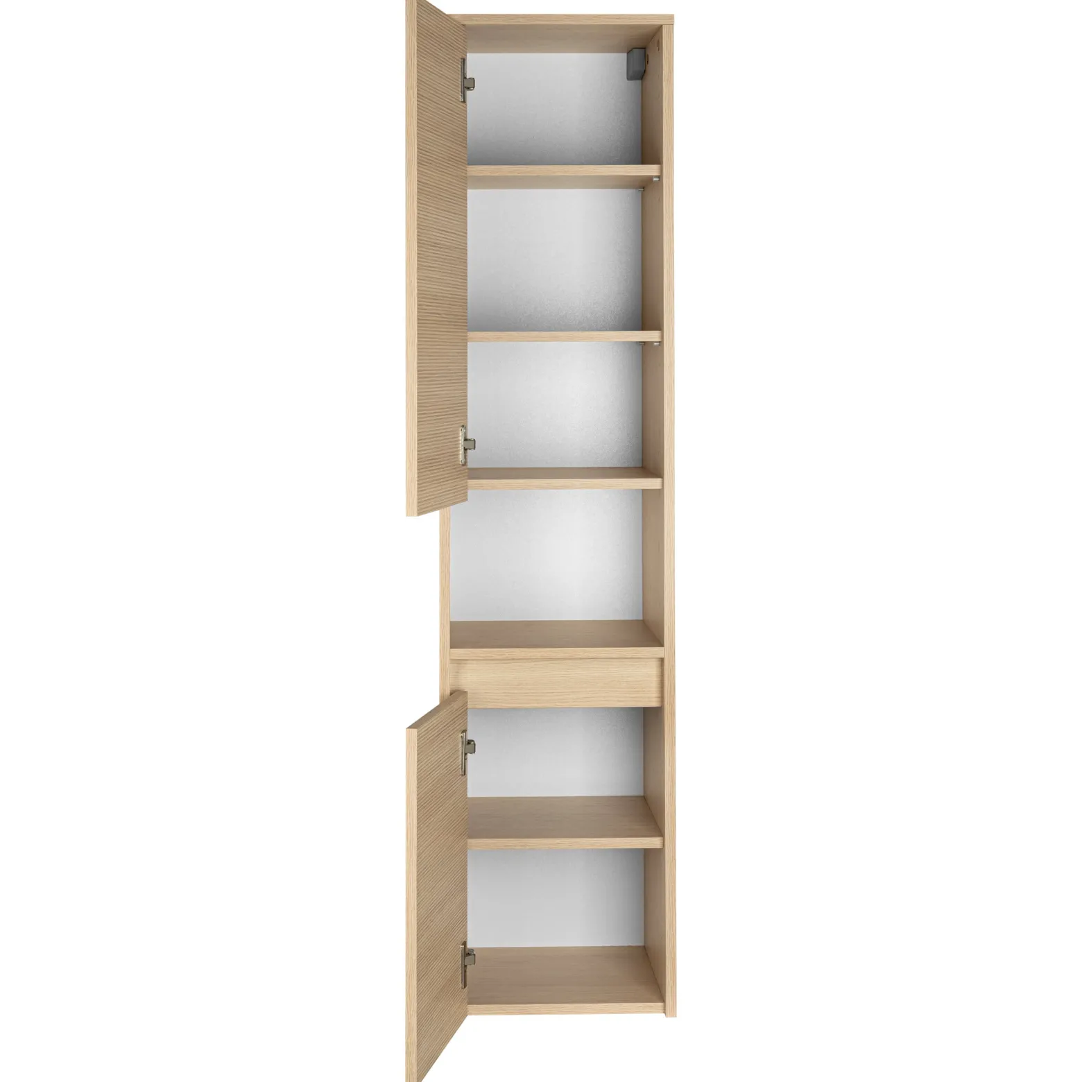 Zestaw do łazienki 50cm szafka z umywalką słupek szafka z lustrem Ryfle