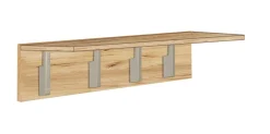 Zestaw Do Przedpokoju 1P4W Dąb Craft Złoty/Białt Mat/Czarny 50X37X212 Cm